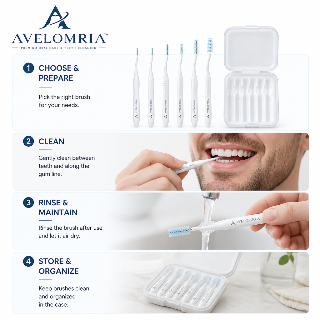 avelomria™ Solenne Interdental Brush Set — 4