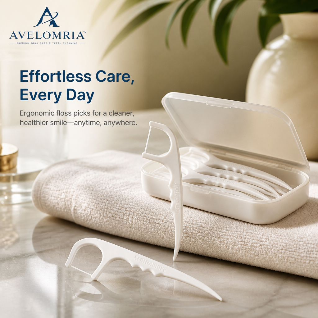 avelomria™ Aurelle Ergonomic Dental Floss Picks — 1