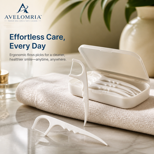 avelomria™ Aurelle Ergonomic Dental Floss Picks — 1