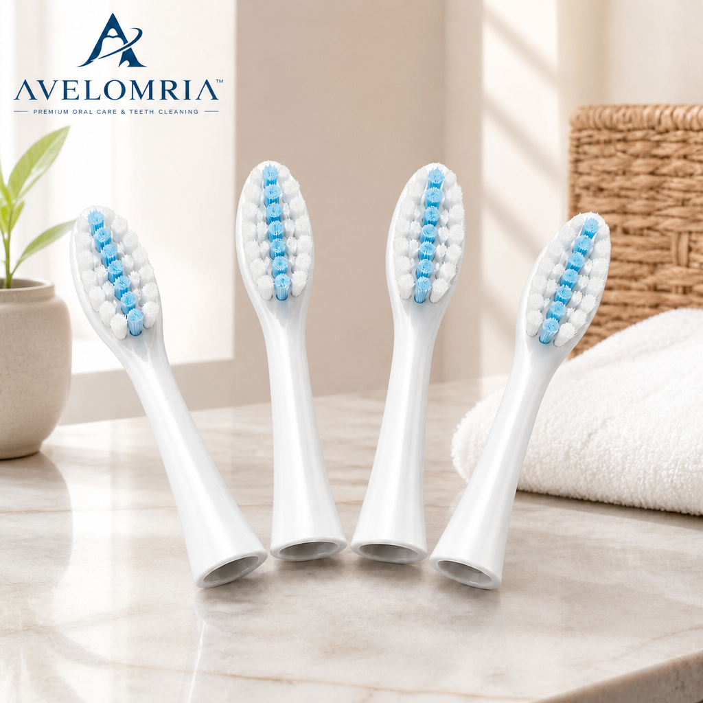 avelomria™ Lunaris Sonic Toothbrush Replacement Heads — 4