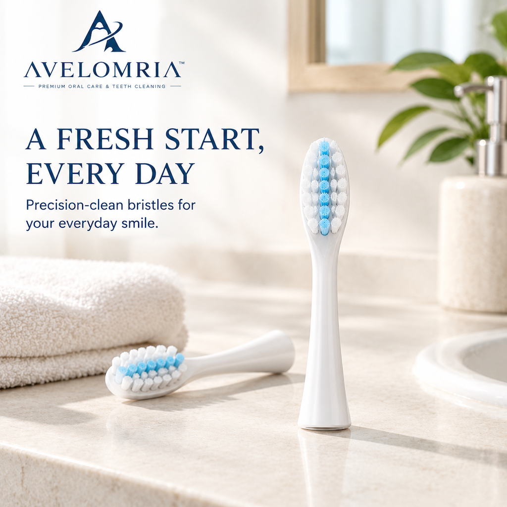 avelomria™ Lunaris Sonic Toothbrush Replacement Heads — 6