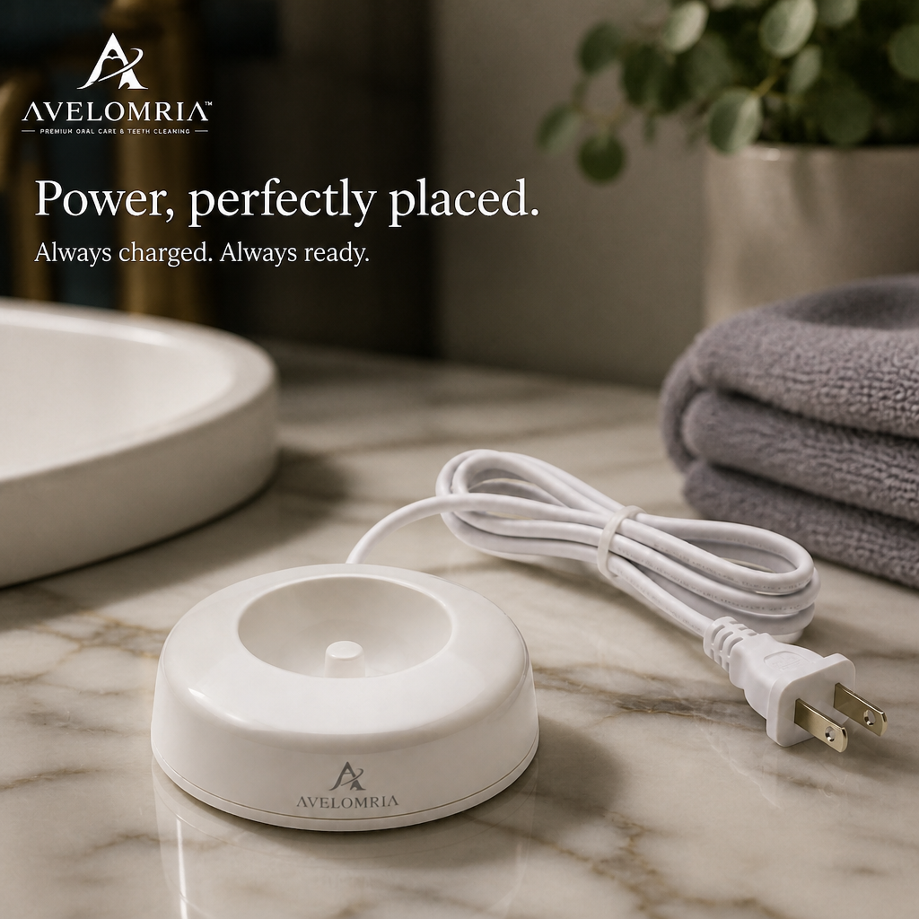 avelomria™ Solvane Dual-Voltage Toothbrush Charging Stand — 3