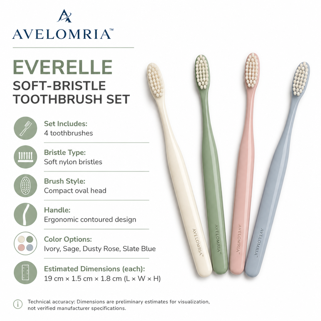 avelomria™ Everelle Soft-Bristle Toothbrush Set — 1