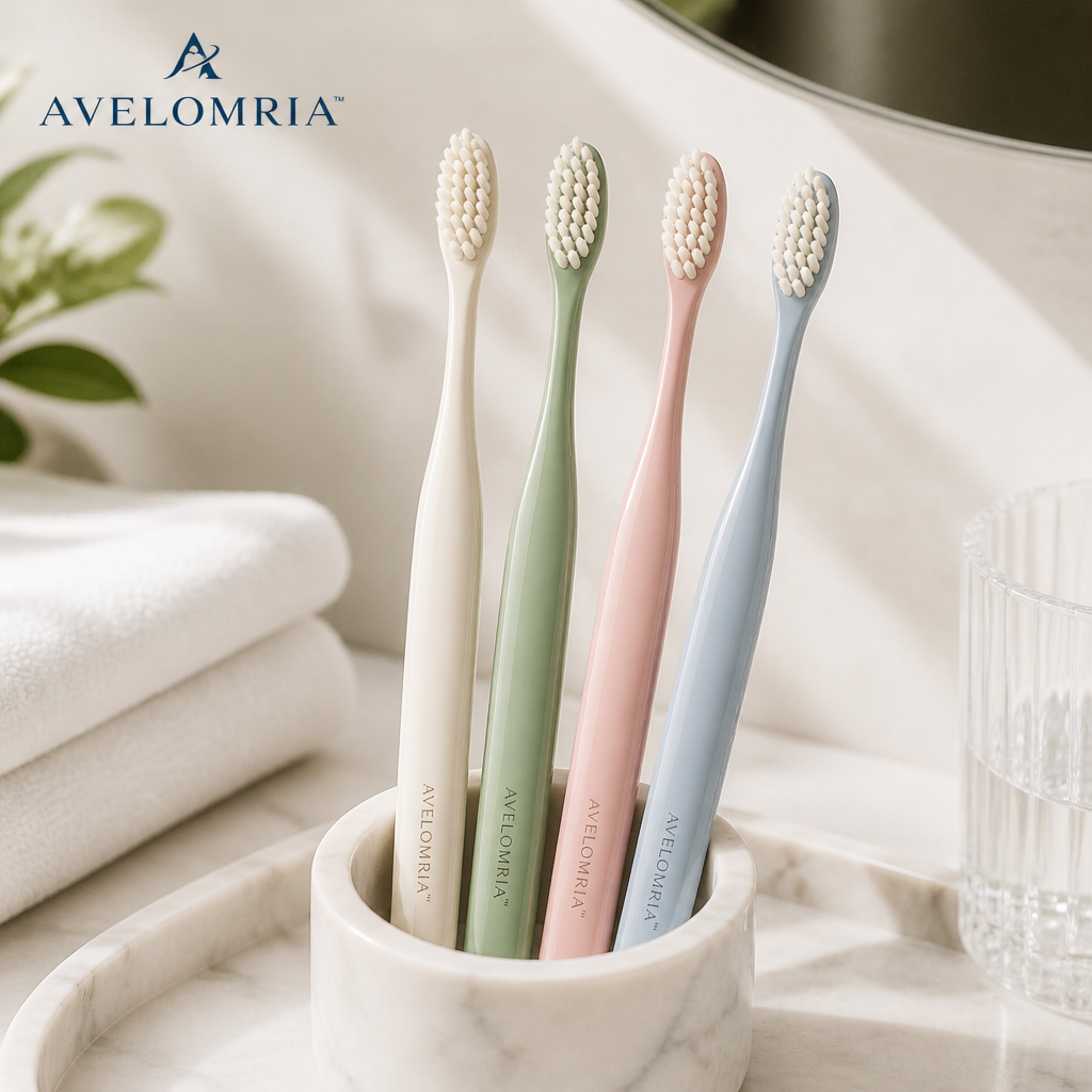 avelomria™ Everelle Soft-Bristle Toothbrush Set — 4