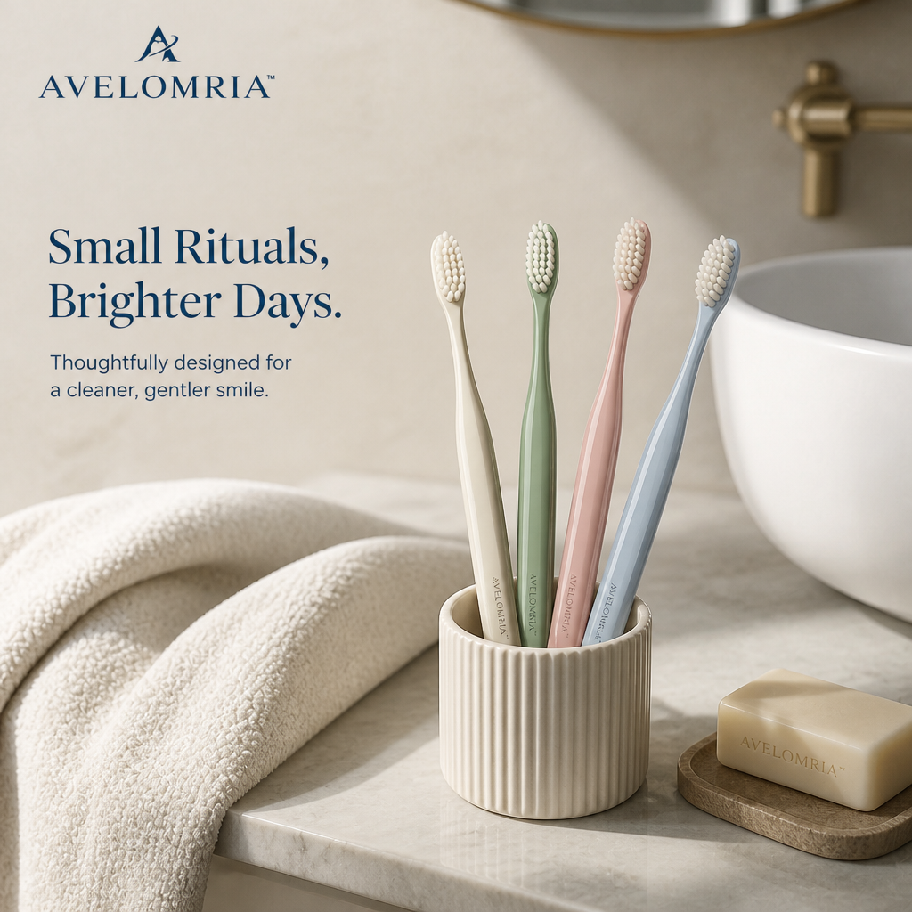 avelomria™ Everelle Soft-Bristle Toothbrush Set — 6