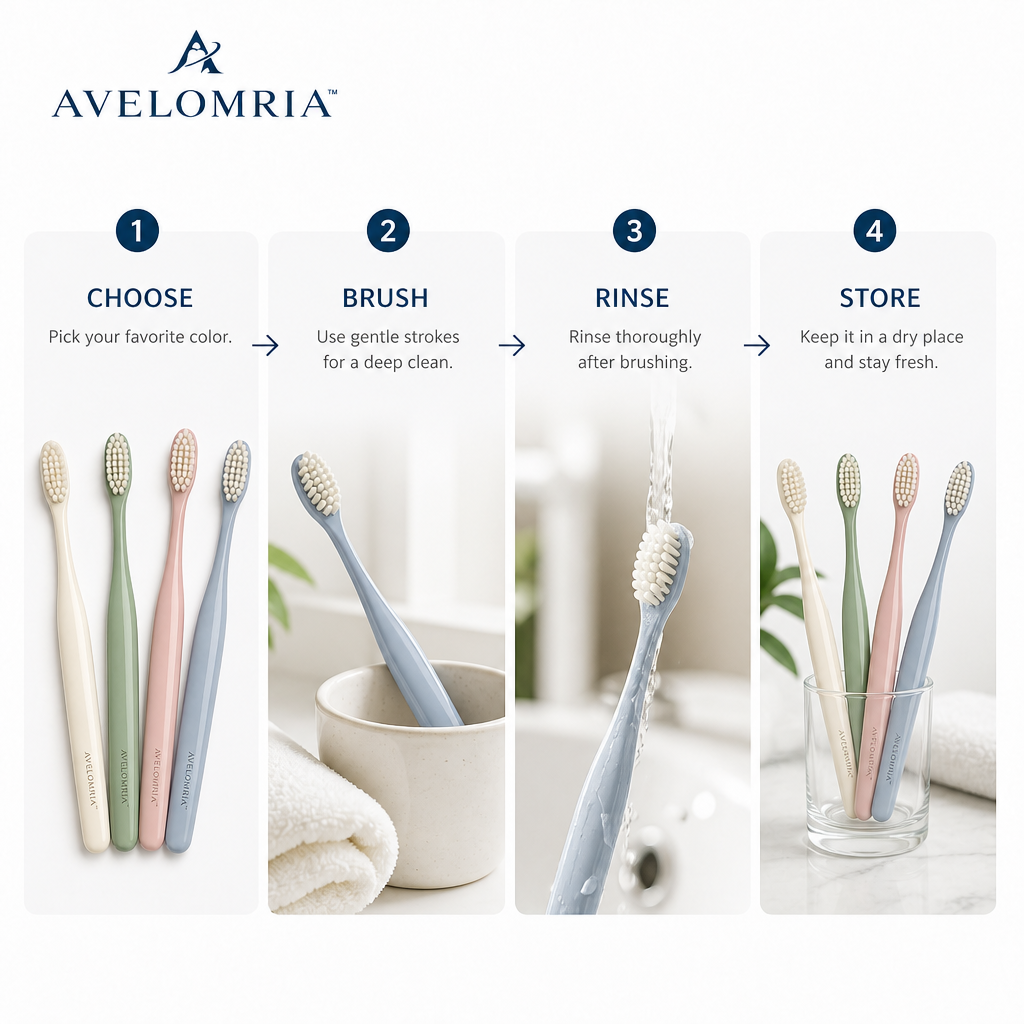 avelomria™ Everelle Soft-Bristle Toothbrush Set — 7