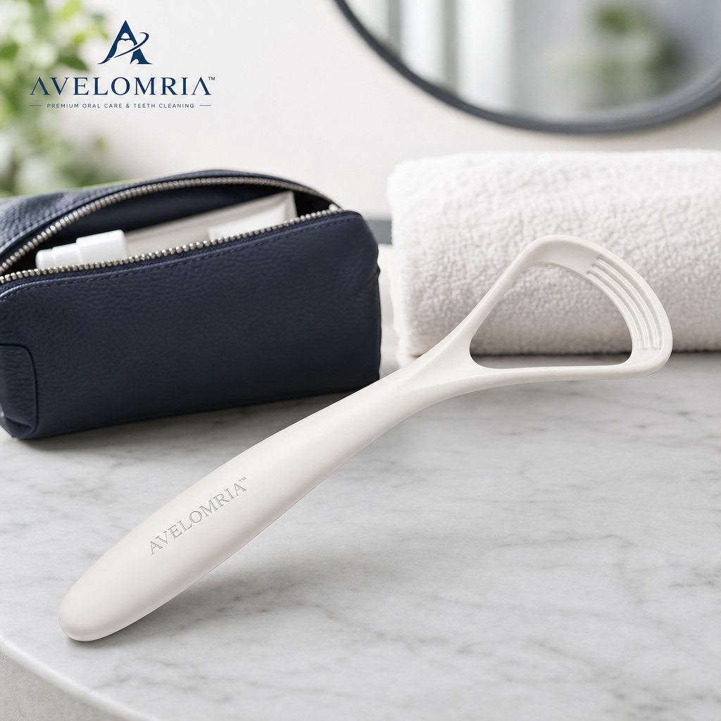 avelomria™ Velmora Dual-Sided Tongue Cleaner — 4