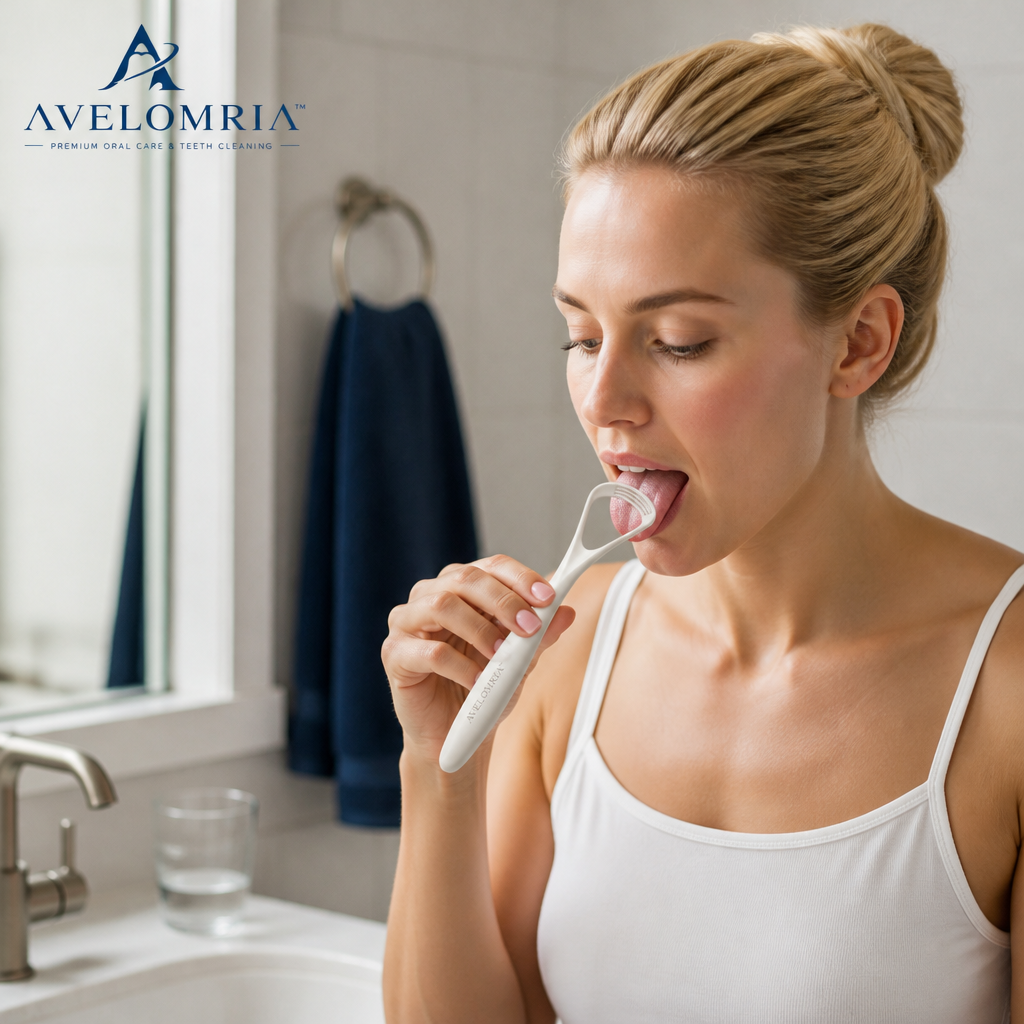 avelomria™ Velmora Dual-Sided Tongue Cleaner — 6