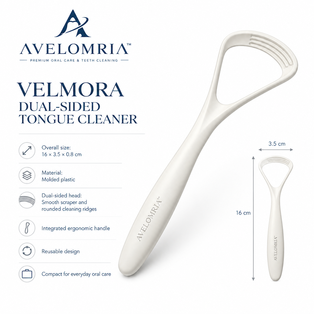 avelomria™ Velmora Dual-Sided Tongue Cleaner — 7